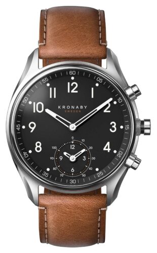 Kronaby S0729/1 APEX Hybrid Smartwatch (43mm) Black Dial / Watch