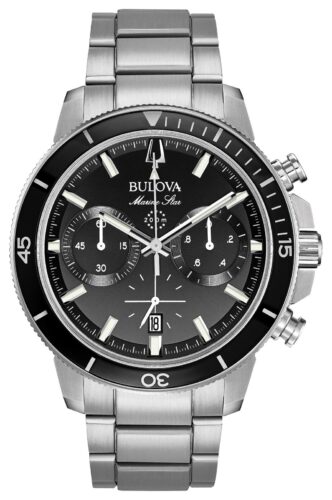 Bulova 96B272 Men's Marine Star Black Chronograph Watch