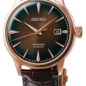 Seiko SRPB46J1 Presage Cocktail Automatic Rose Gold Case Watch