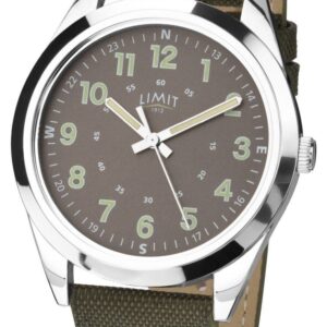 Limit 5951 Men's Military Style |Khaki Green Strap Watch