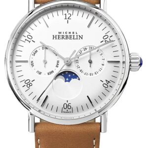 Herbelin 12747AP11GD Montre Inspiration Moonphase Brown Watch