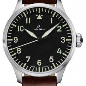 Laco 861688.2 Augsburg Automatic (42mm) Black Dial / Brown Watch