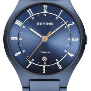 Bering 11739-797 Men's Titanium Blue Dial Blue Watch