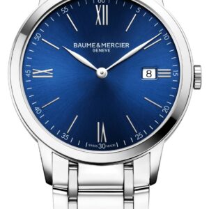 Baume & Mercier M0A10382 Classima Quartz (40mm) Blue Sunray Watch