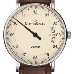 MeisterSinger VT903 Men's Vintago Automatic Brown Watch