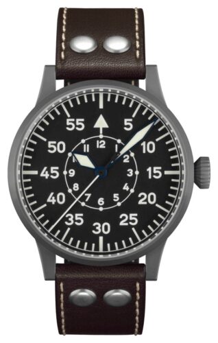 Laco 861749 Paderborn Automatic (42mm) Black Dial / Brown Watch