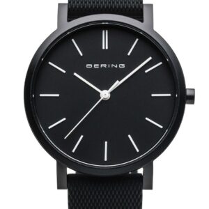 Bering 16934-499 True Aurora Black Rubber Strap Black Watch