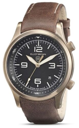 Elliot Brown 202-022-L24 Canford Quartz Bronze (44mm) Matt Watch