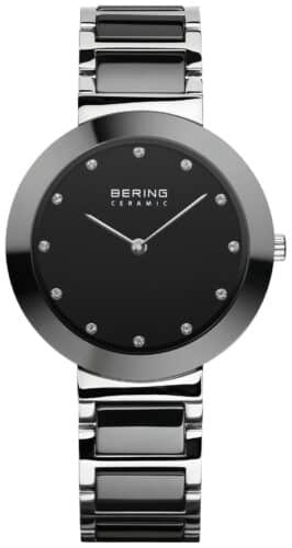 Bering 11434-742 Women's Ceramic Black Ceramic Bracelet Watch