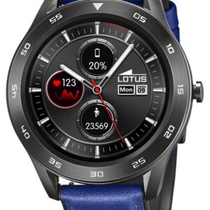 Lotus L50012/2 SmarTime Men's Blue Leather Strap + Free Watch