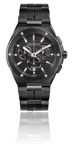 Herbelin 37645/BN14 Cap Camarat Chrono Black Steel Watch