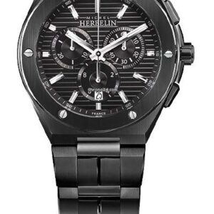 Herbelin 37645/BN14 Cap Camarat Chrono Black Steel Watch