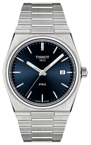 Tissot T1374101104100 Men's PRX 40mm Quartz Blue Dial Watch