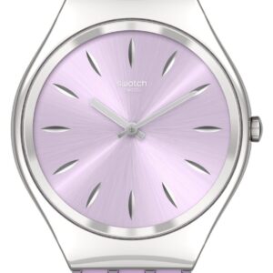 Swatch SYXS131 SKINSOFTBLINK Pink Silicone Strap Pink Watch