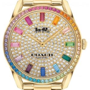 Coach 14503657 Women's Preston Gold Plated Steel Bracelet Watch