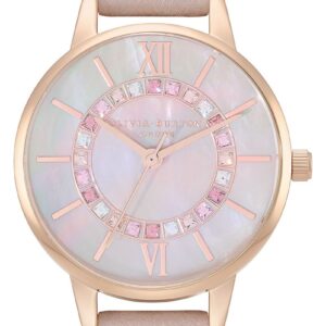 Olivia Burton OB16WD93 Wonderland Sparkle Blush MOP Dial Watch