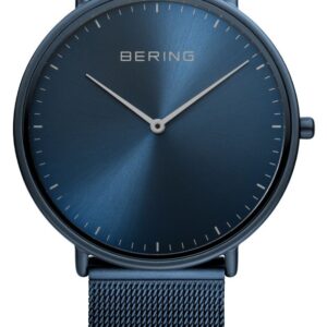 Bering 15739-397 Classic Blue Steel Mesh Bracelet Watch