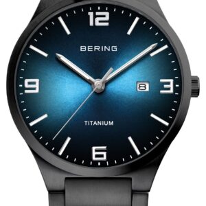 Bering 15240-727 Men's Black Plated Titanium Watch