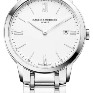 Baume & Mercier M0A10354 Classima Quartz (40mm) Pure White Watch