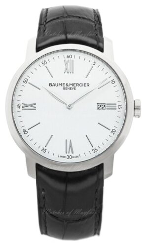 Baume & Mercier M0A10414 Classima Quartz (42mm) White Dial Watch