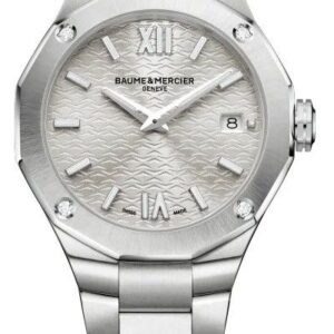 Baume & Mercier M0A10614 Riviera Diamond Set Bezel Watch