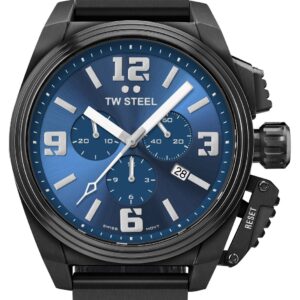 TW Steel TW1016 Canteen Chronograph PVD (46mm) Midnight Blue Watch