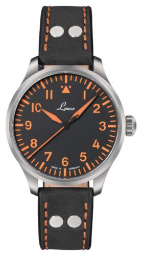 Laco 862129 Neapel Automatic (39mm) Black Dial / Black Calf Watch