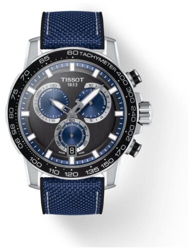 Tissot T1256171705103 Men's Supersports Chrono Blue Dial Watch