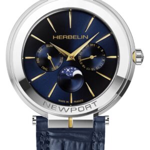 Herbelin 12722T15BL Newport Slim Moonphase (41.5mm) Blue Watch