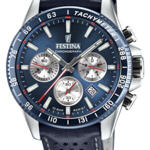 Festina F20561/2 Men's Chronograph Blue Dial Blue Watch