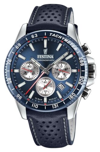 Festina F20561/2 Men's Chronograph Blue Dial Blue Watch