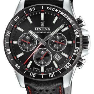 Festina F20561/4 Men's Chronograph Black Dial Black Watch