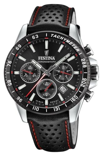 Festina F20561/4 Men's Chronograph Black Dial Black Watch