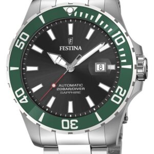 Festina F20531/2 Men's Black Dial Stainless Steel Watch