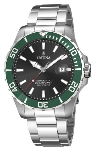 Festina F20531/2 Men's Black Dial Stainless Steel Watch