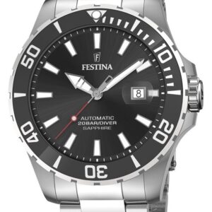 Festina F20531/4 Men's Black Dial Stainless Steel Watch