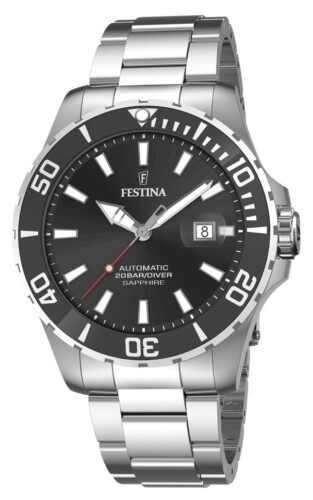 Festina F20531/4 Men's Black Dial Stainless Steel Watch