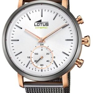 Lotus L18805/1 Men's Connected White Dial Steel Watch