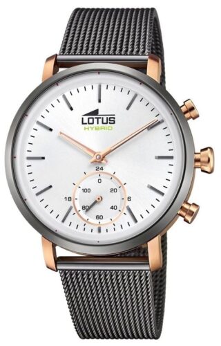 Lotus L18805/1 Men's Connected White Dial Steel Watch