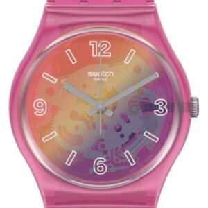 Swatch GP174 Original Gent Orange Disco Fever Watch