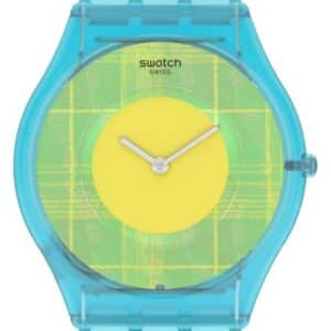 Swatch SS08Z104 Skin Classic Acid Madras Bio-Sourced Plastic Watch