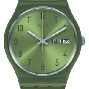 Swatch GG712 PEARLYGREEN Silicone Strap Watch