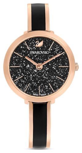 Swarovski 5580530 Women's Crystalline Delight Black Dial Watch