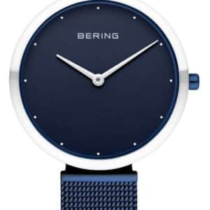 Bering 18132-397 Classic Blue Dial Blue Milanese Strap Watch