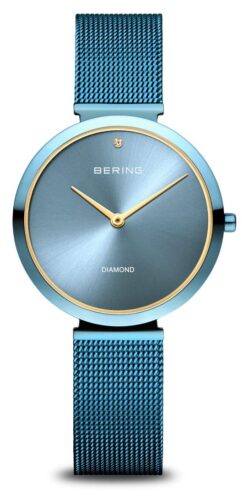 Bering 18132-CHARITY1 Charity Arctic Blue Sunray Dial With Watch