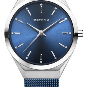 Bering 18729-307 Ultra Slim Blue Sunray Dial Blue Watch