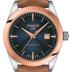 Tissot T9300074604100 T-My Lady Automatic 18K Gold Blue Watch