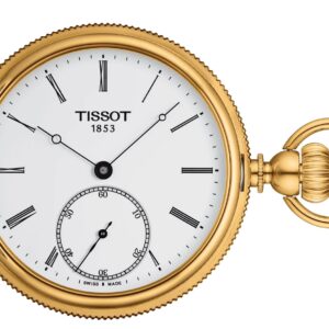 Tissot T8674053901300 Savonnette Mechanical Yellow Gold Tone Watch