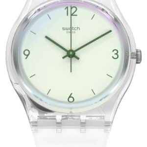 Swatch GE294 SWAN LAKE Pale Green Dial Watch