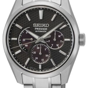 Seiko SPB307J1 Presage Sharp Edged Series Brown Dial Watch